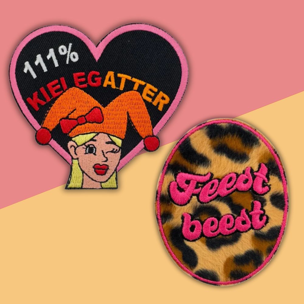 Kielegat Roze en panter Emblemen