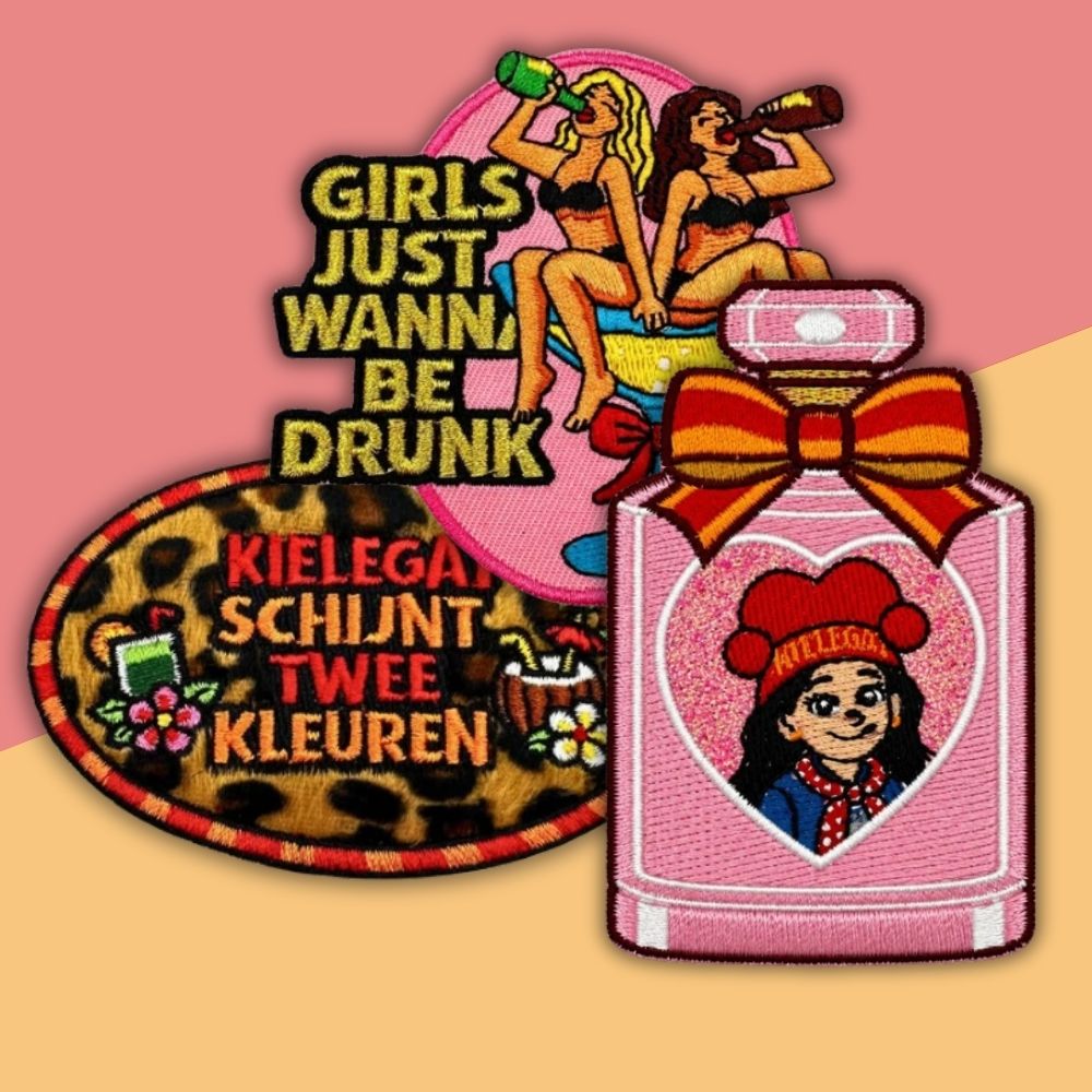 Panter en Roze Kielegat Emblemen