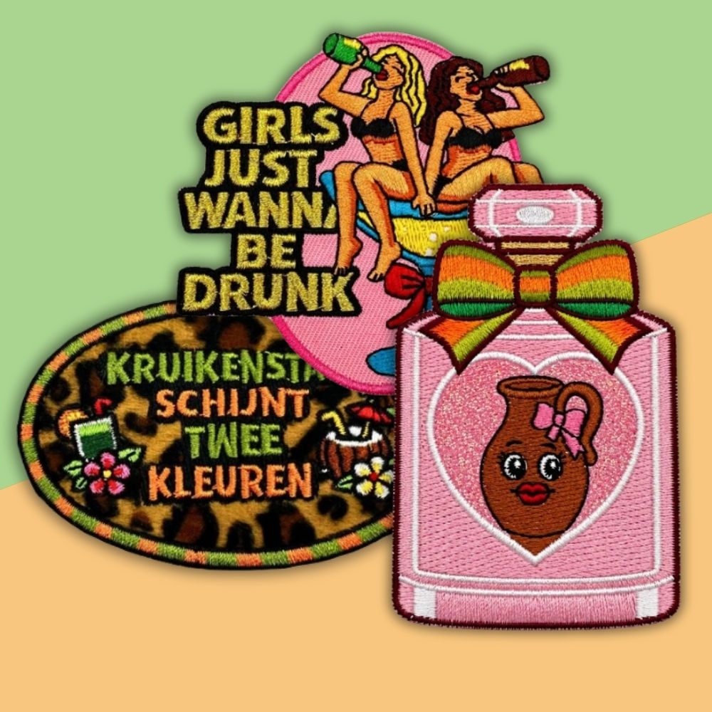 Panter en Roze kruikenstad Emblemen