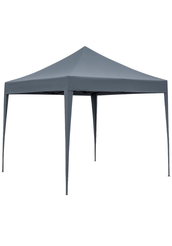 Easy up Festival Camping Partytent - 3x3m - Grijs - Festivales