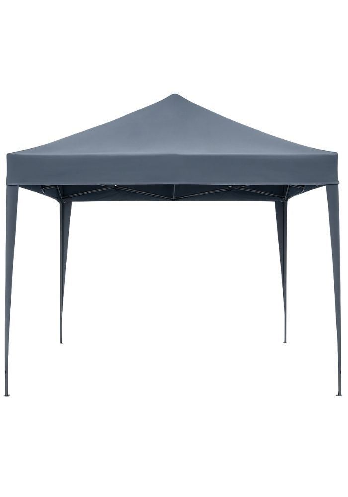 Easy up Festival Camping Partytent - 3x3m - Grijs - Festivales