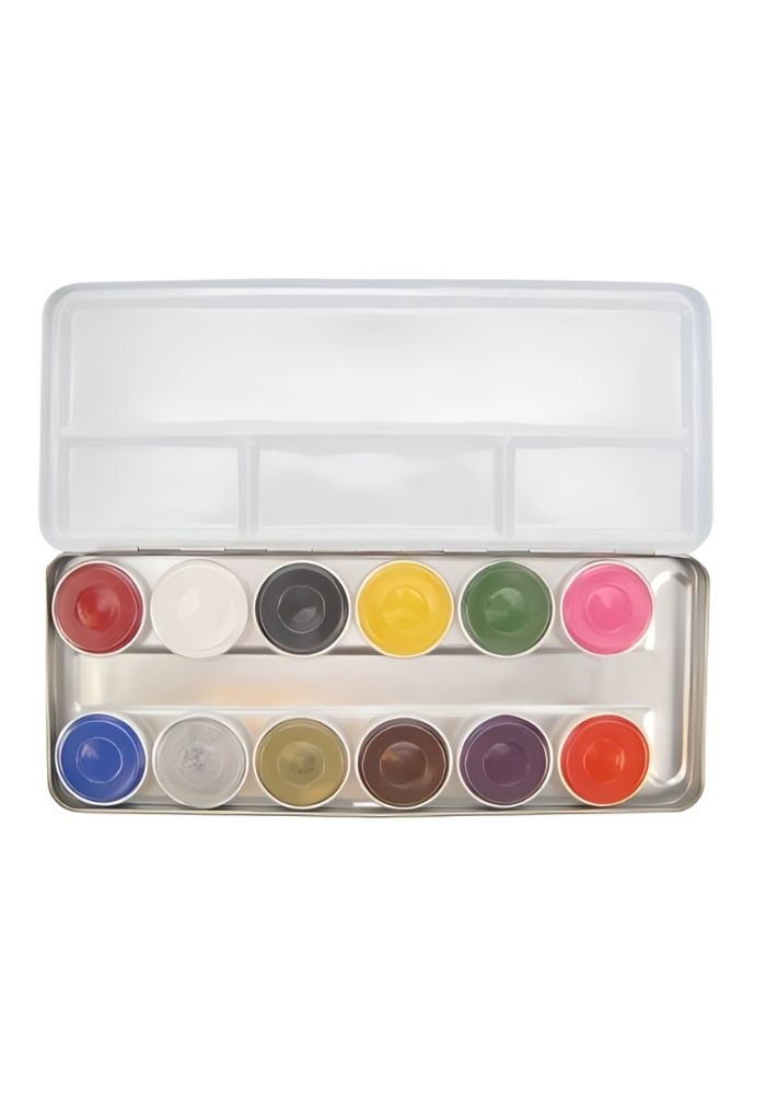 Aqua Face and Bodypaint Palet 12 colours Bright Colours | Festivales