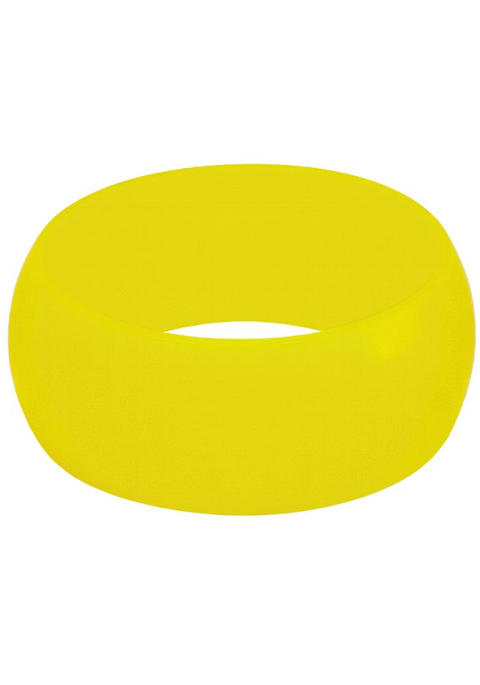 Armband Neon Geel 4cm - Festivales