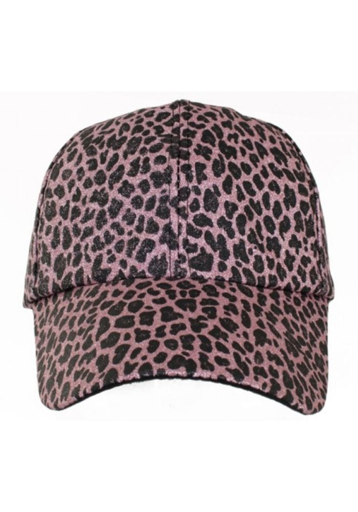 Baseballcap Panter Print Roze - Festivales