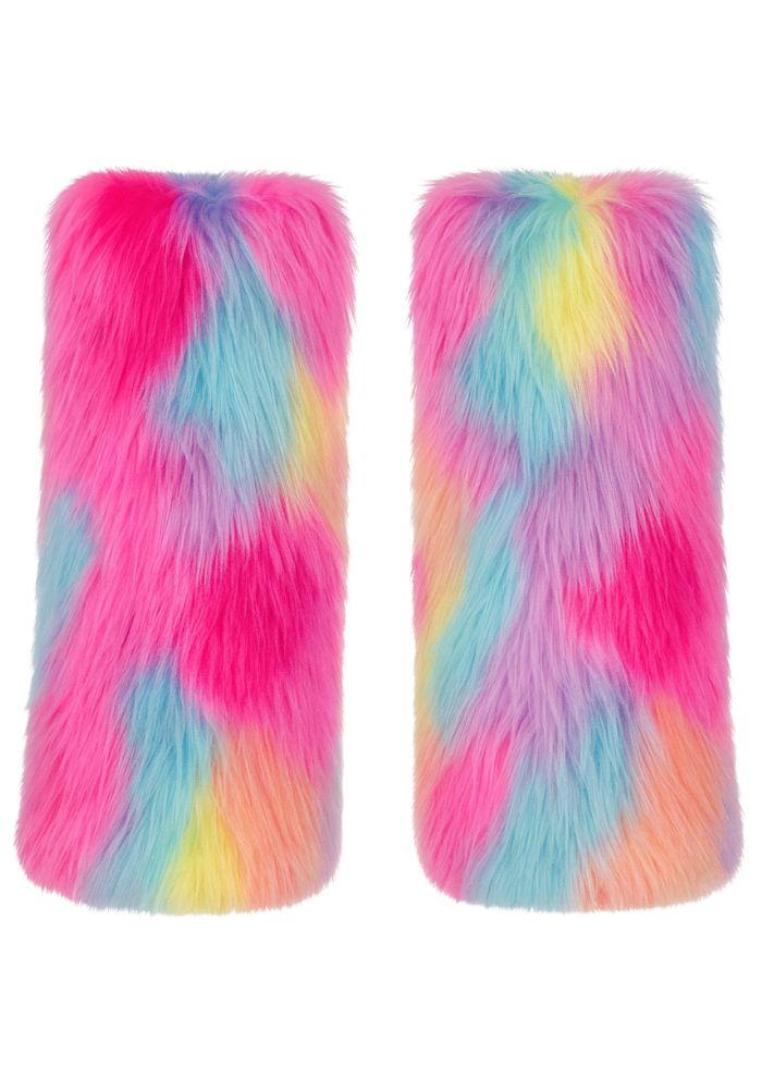 Beenwarmers Pluche Regenboog Pastel - Festivales
