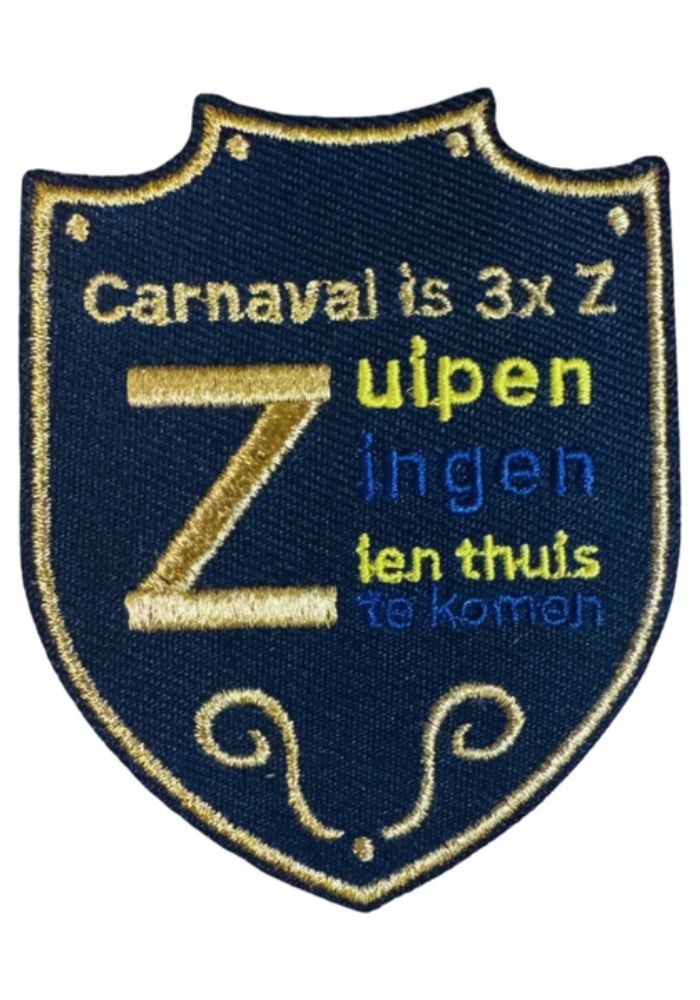3 x Z - Blauw/Geel Embleem - Festivales