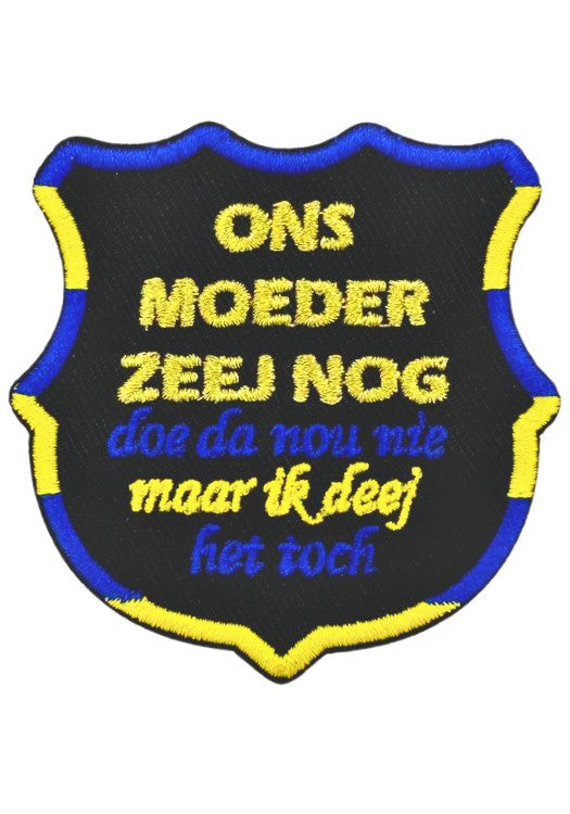 Ons Moeder Zeej Nog - Blauw/Geel Embleem - Festivales