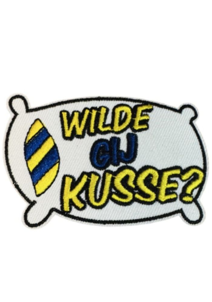 Wilde Gij Kusse - Blauw/Geel Embleem - Festivales