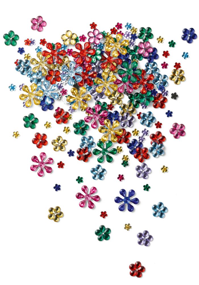 Strass Steentjes Bloemetjes 450 stuks - Festivales