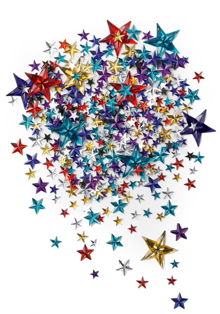 Strass Steentjes Sterretjes 450 stuks - Festivales