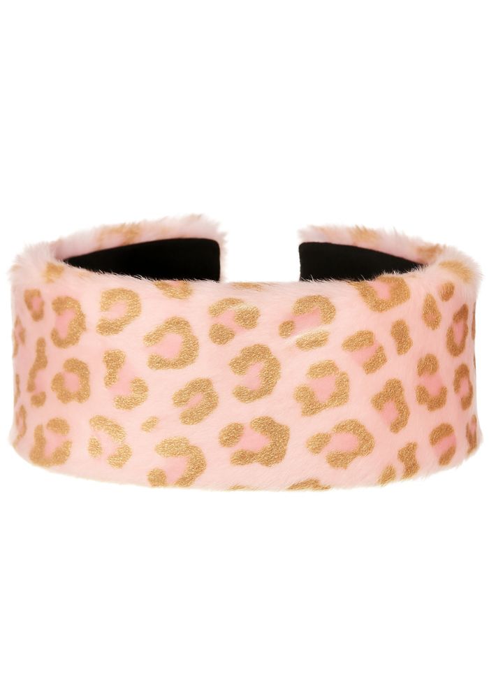 Hoofdband Pluche Pastel Panter - Festivales