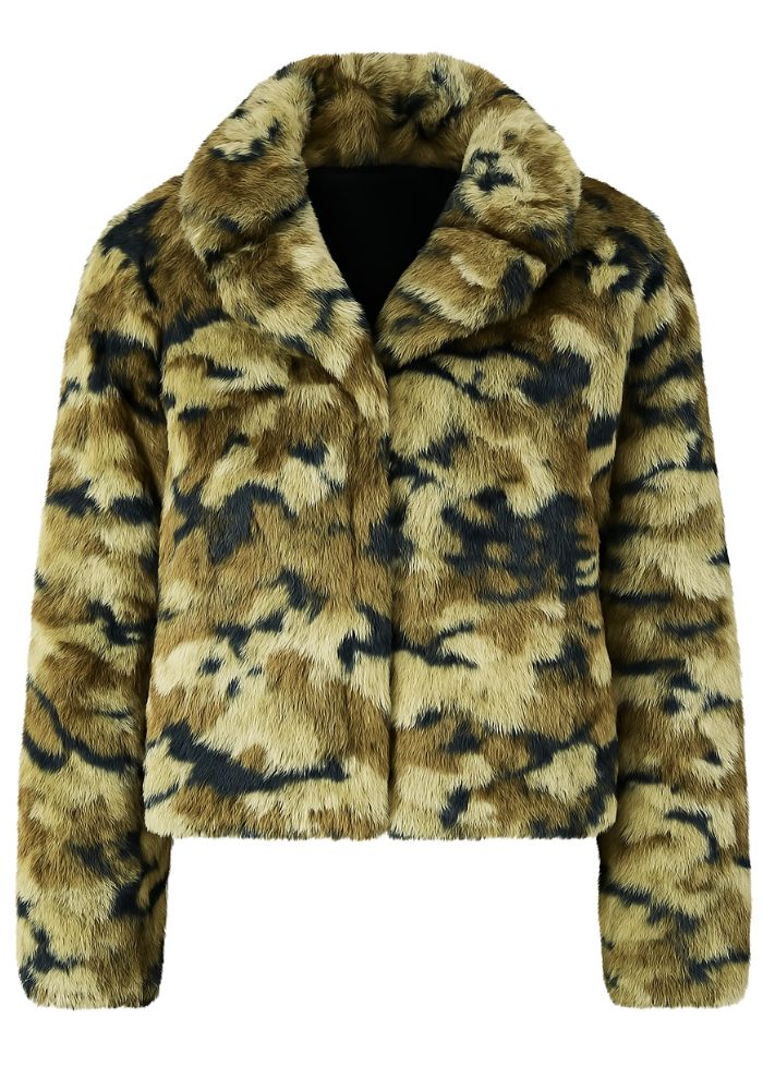Bontjas Camouflage Dames - Festivales