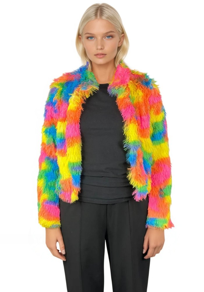 Carnavals Bontjas Dames Colorfull Paint - Festivales