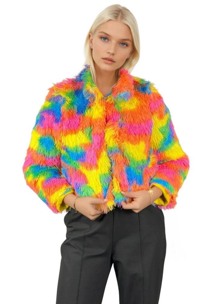 Carnavals Bontjas Dames Colorfull Paint - Festivales