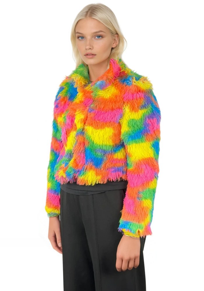 Carnavals Bontjas Dames Colorfull Paint - Festivales