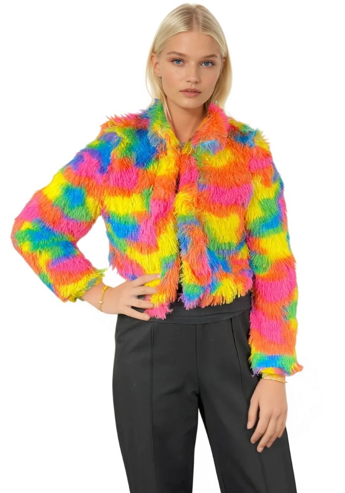 Carnavals Bontjas Dames Colorfull Paint - Festivales