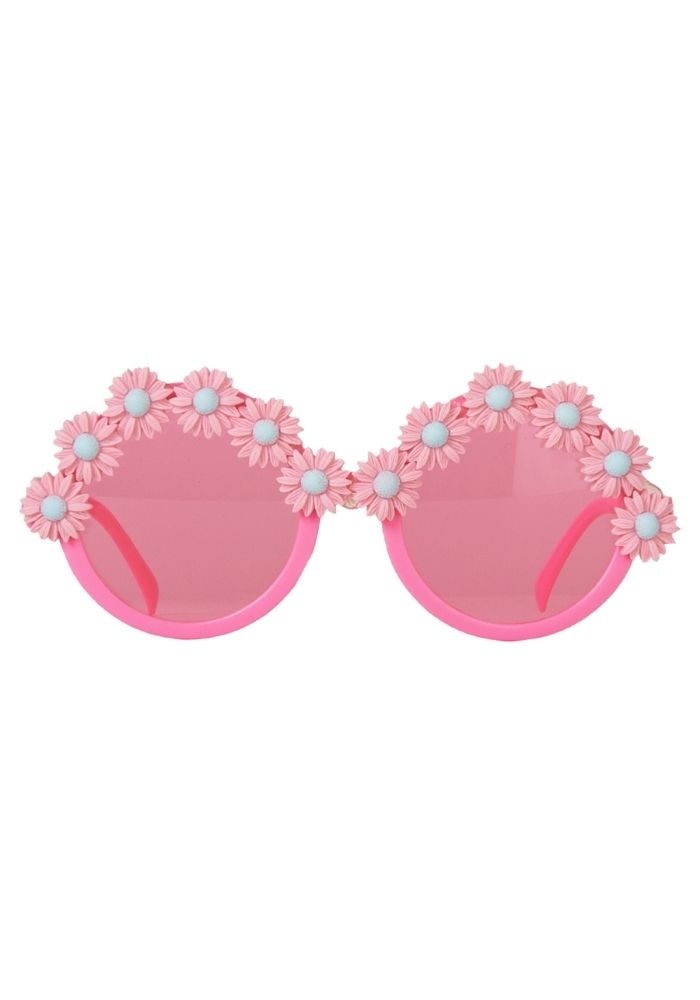 Bril Bloemetjes Roze - Festivales
