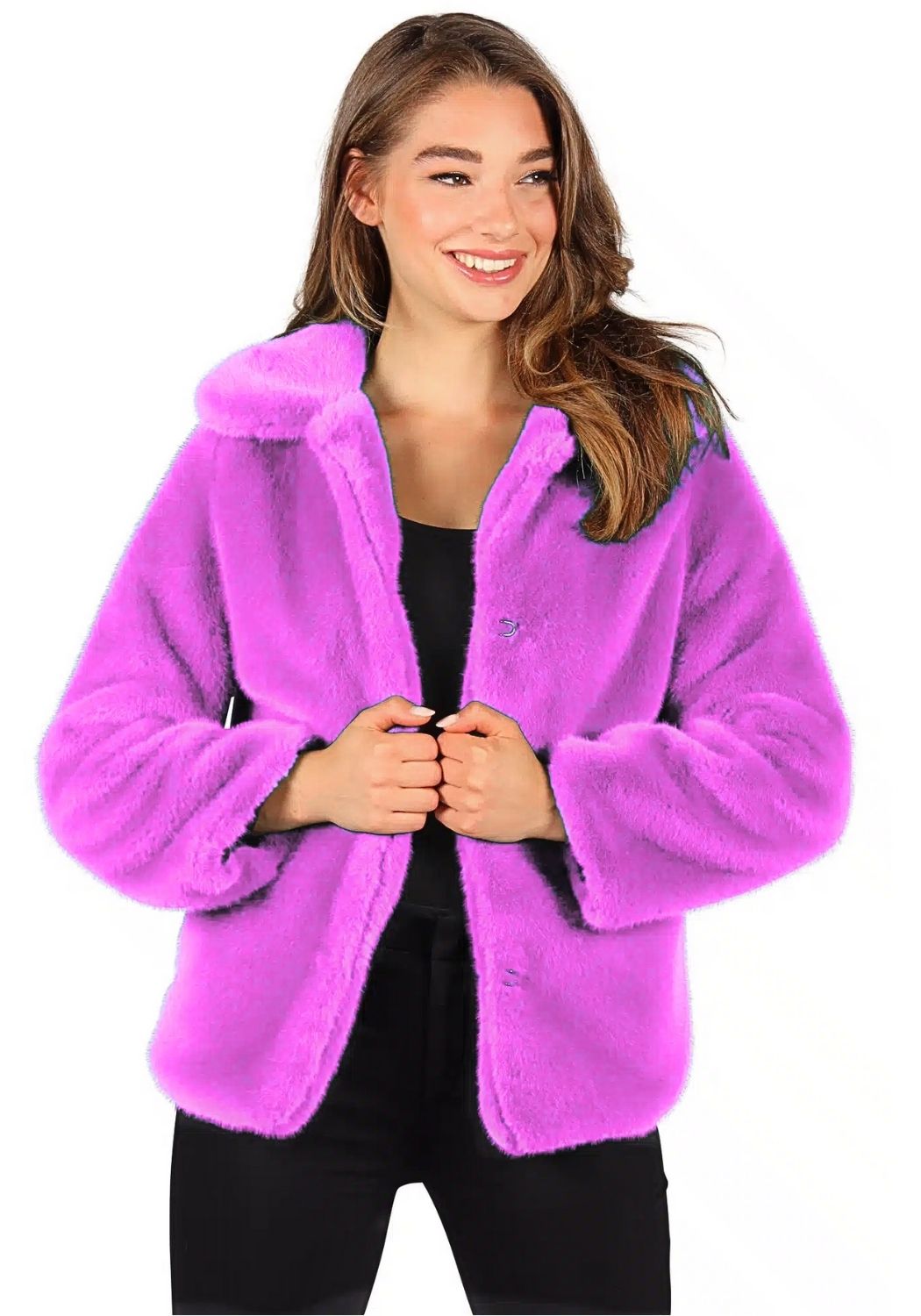 Bontjas Carnaval Dames Roze - Festivales