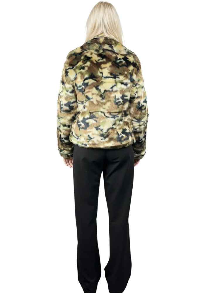 Bontjas Camouflage Dames - Festivales
