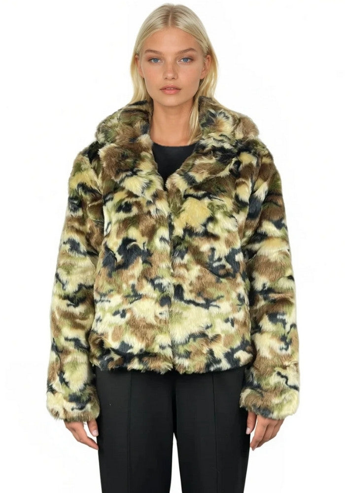 Bontjas Camouflage Dames - Festivales