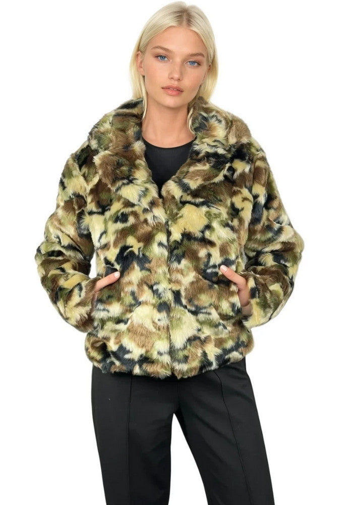 Bontjas Camouflage Dames - Festivales