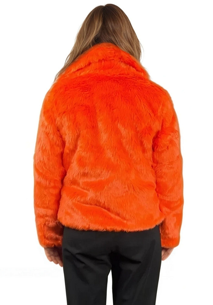 Bontjas Neon Oranje Dames - Festivales