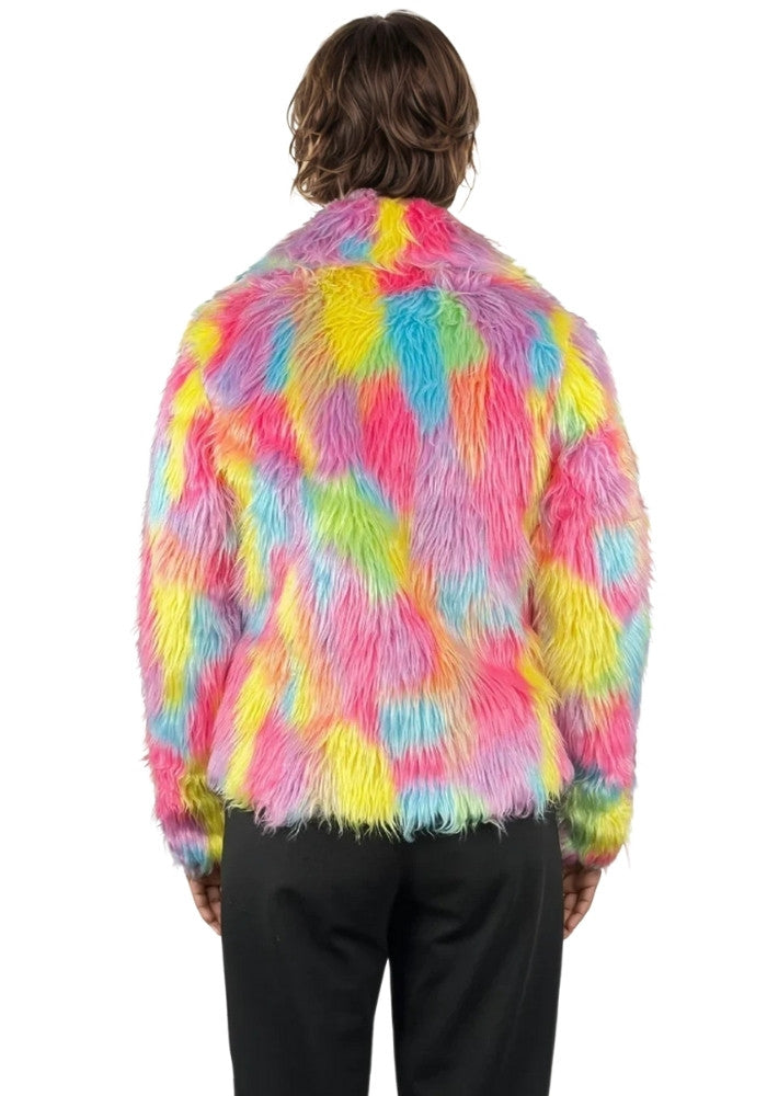 Bontjas Regenboog Pastel Dames - Festivales