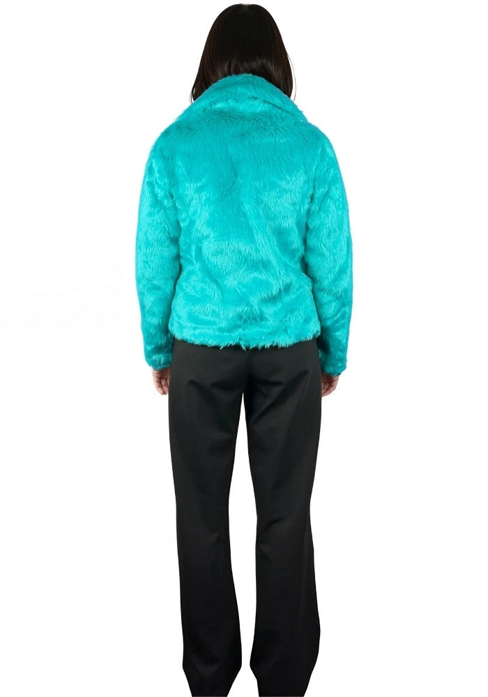 Bontjas Turquoise Dames - Festivales