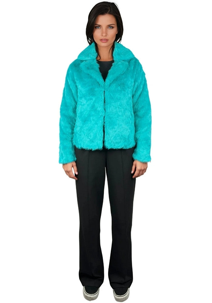 Bontjas Turquoise Dames - Festivales