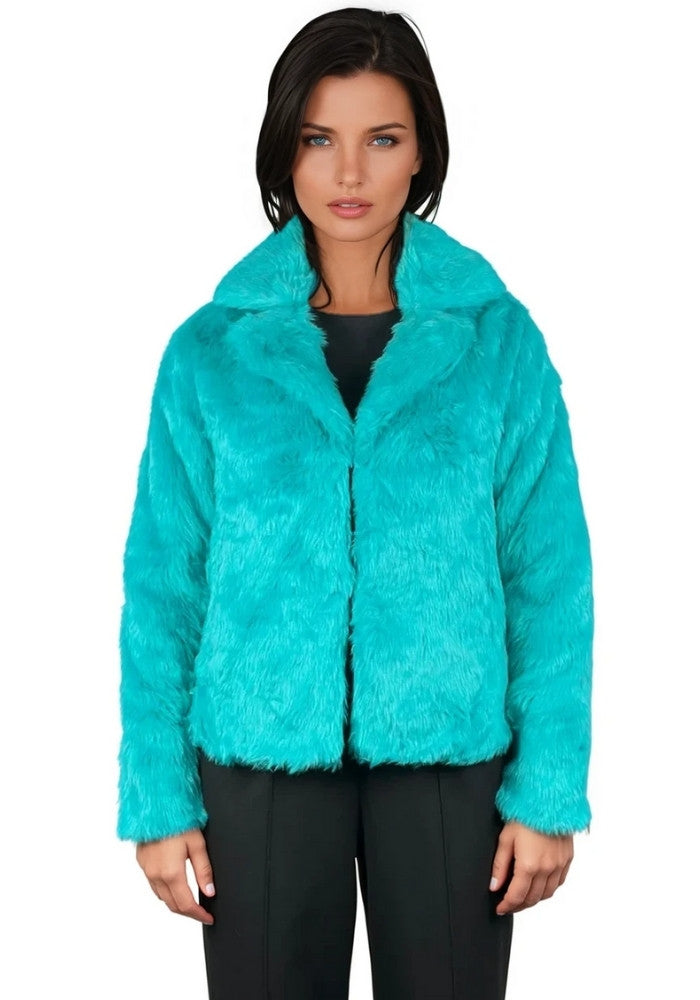 Bontjas Turquoise Dames - Festivales