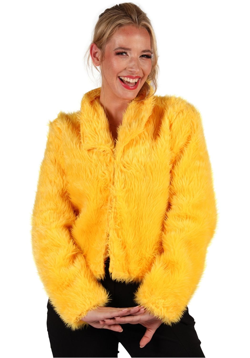 Bontjas Carnaval Dames Uni Geel - Festivales