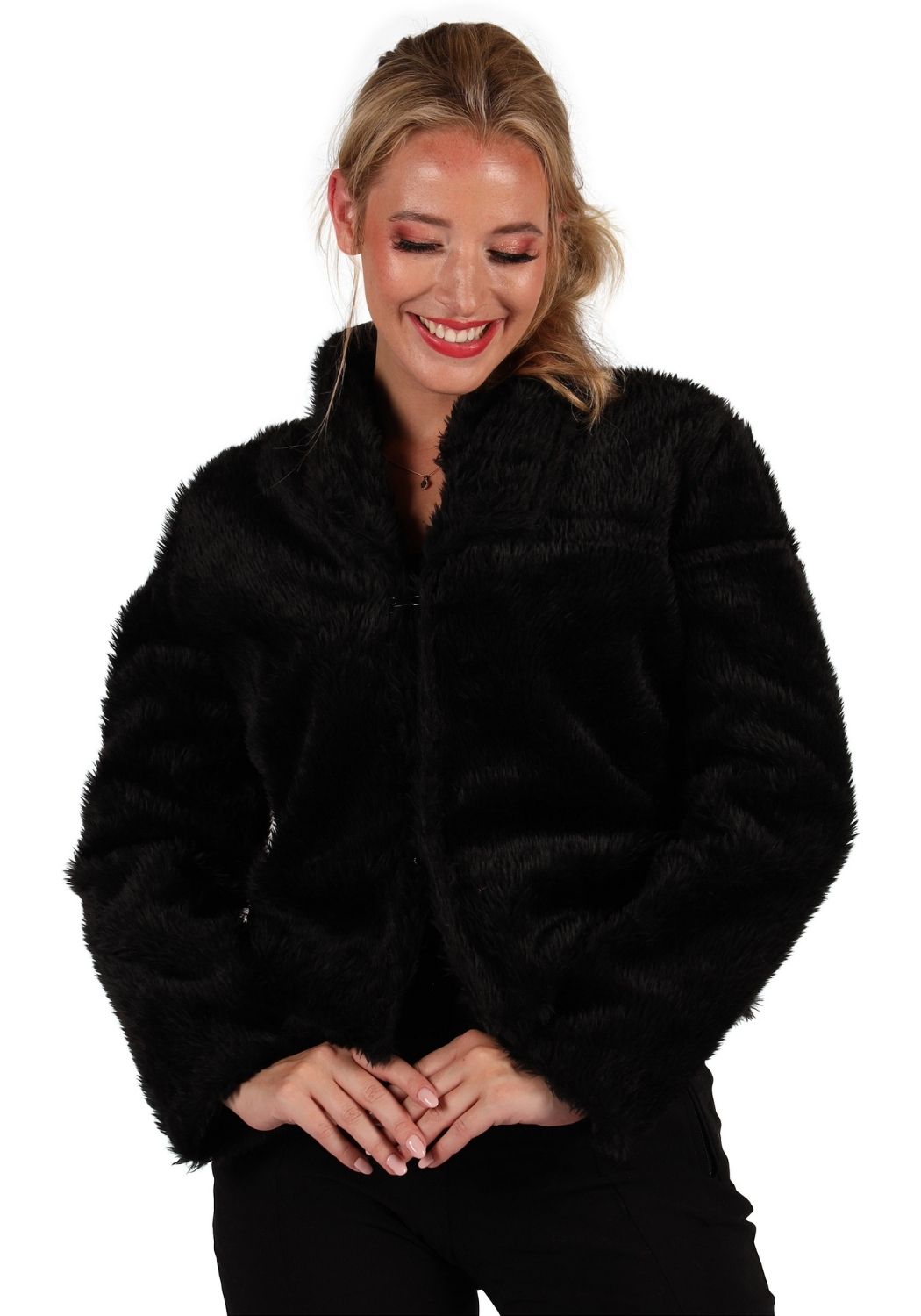 Bontjas Carnaval Dames Uni Zwart - Festivales