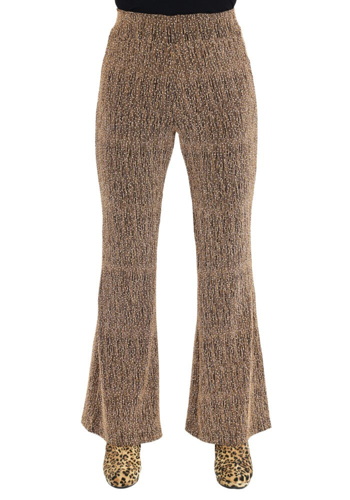 Flared Broek Shiny Goldy - Festivales
