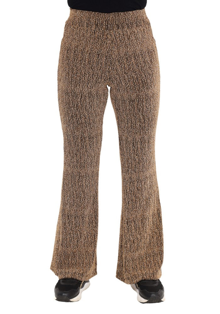 Flared Broek Shiny Goldy - Festivales