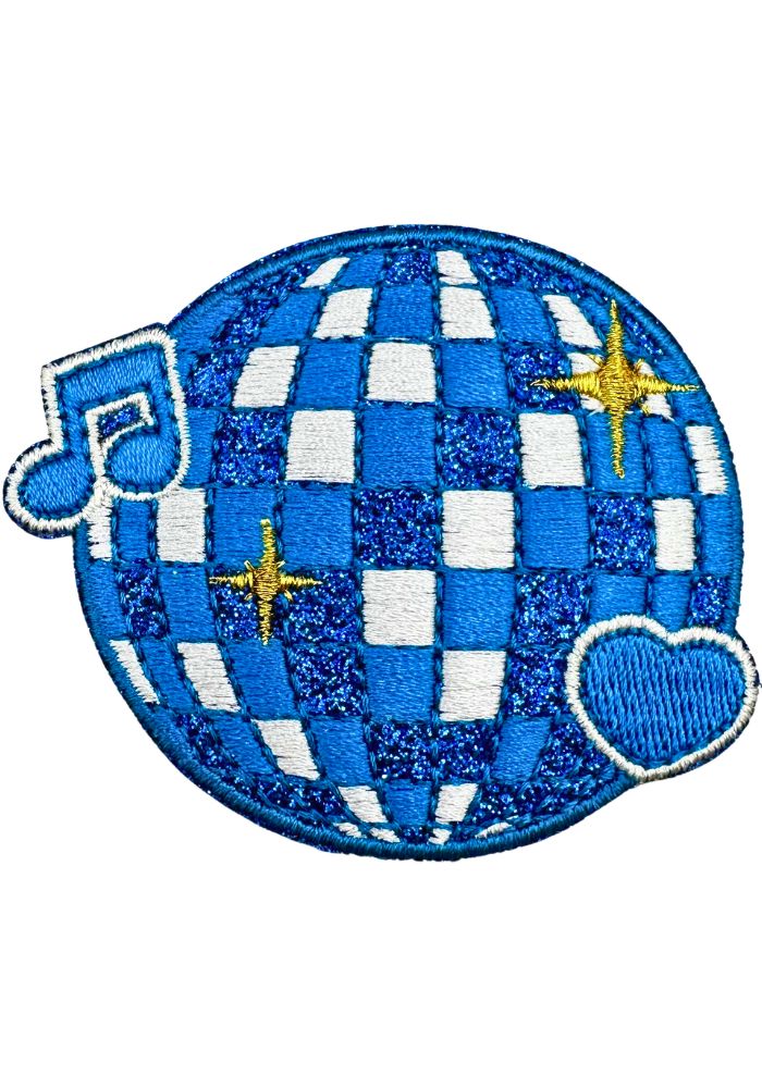 Discobal Blauw - Carnavals Embleem - Festivales