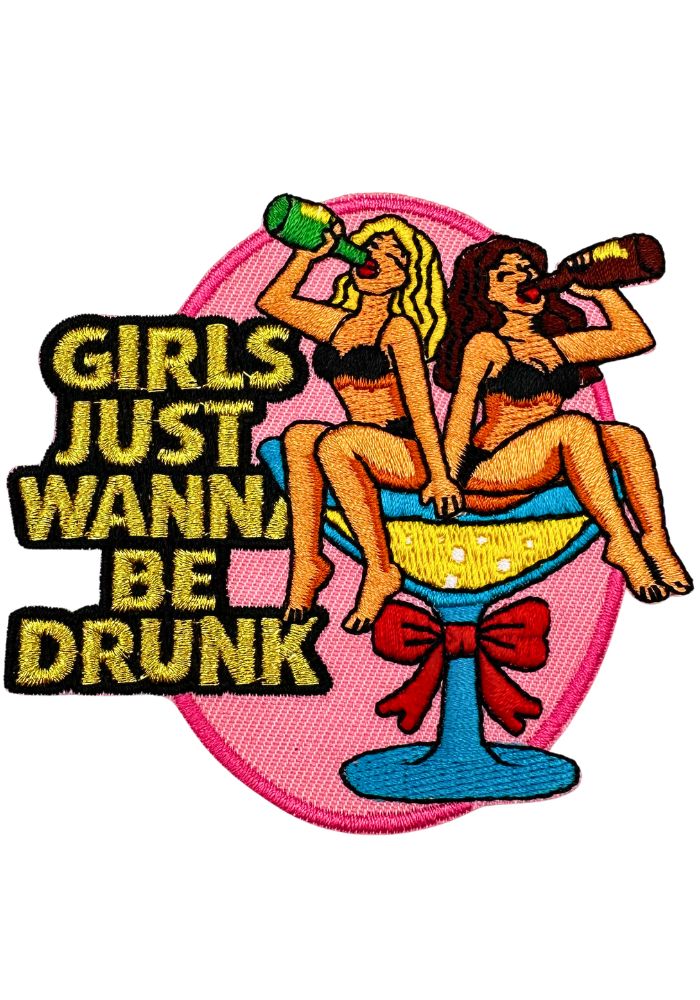 Girls Just Wanna Be Drunk - Carnavals Embleem - Festivales