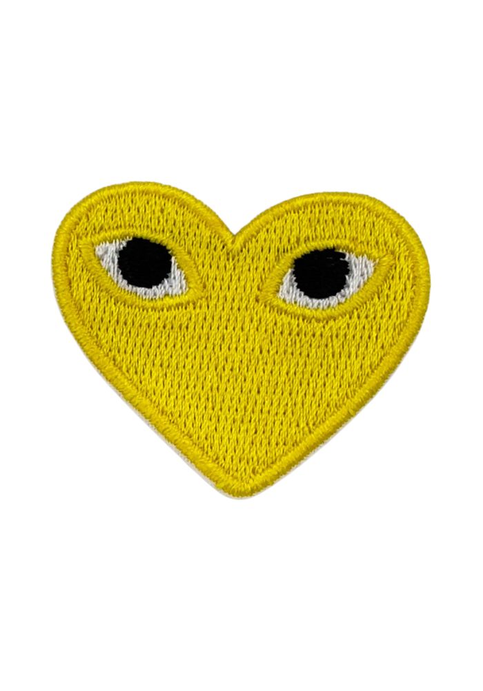 Hartje Met Ogen Geel - Carnavals Embleem - Festivales