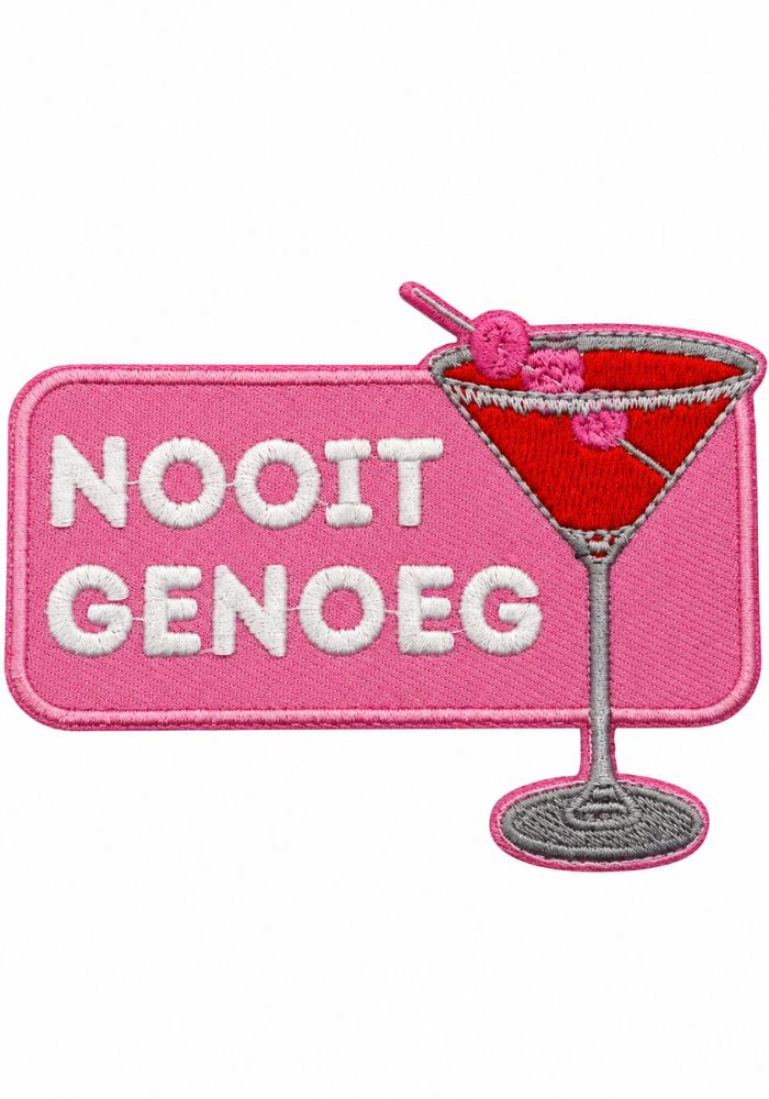 Nooit Genoeg (Cocktail) - Carnavals Embleem - Festivales