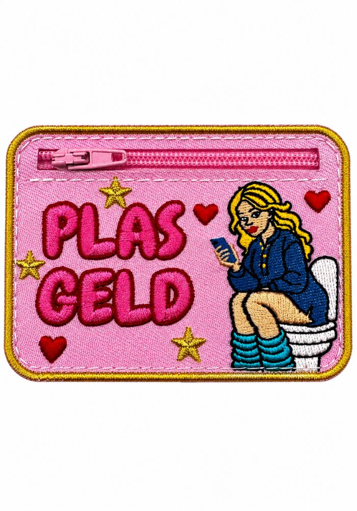 Plasgeld Portemonnee Roze - Carnavals Embleem - Festivales
