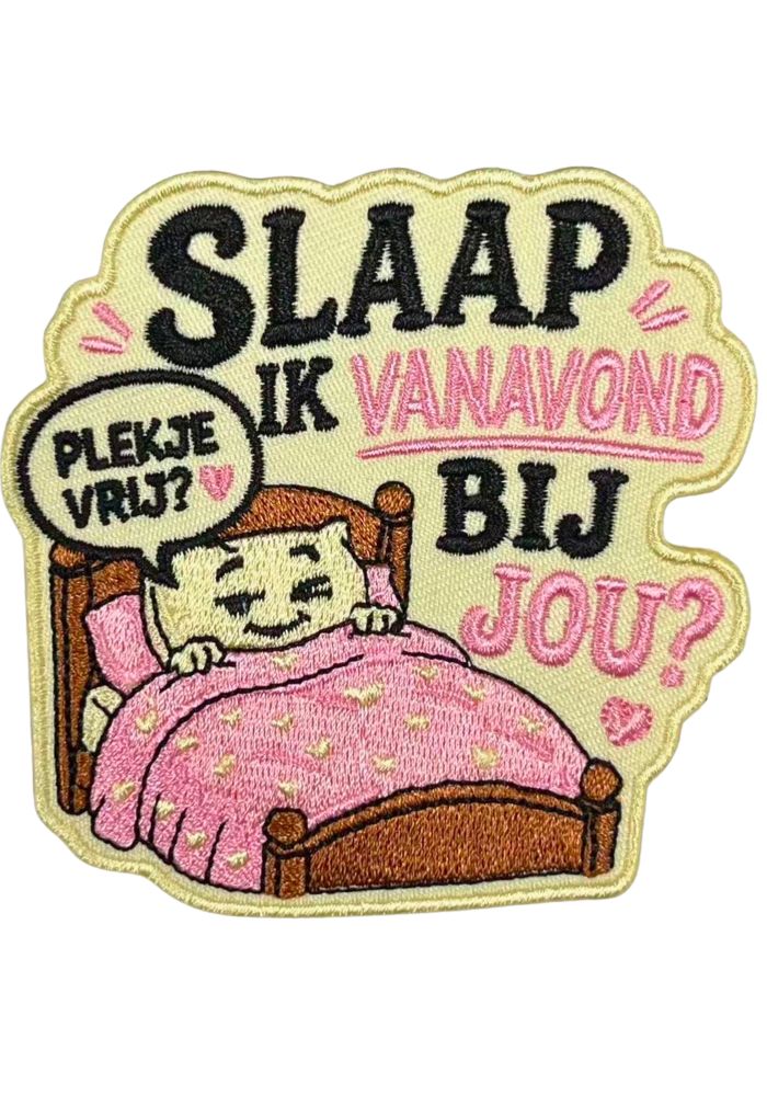 Slaap Ik Vanavond Bij Jou? - Carnavals Embleem - Festivales