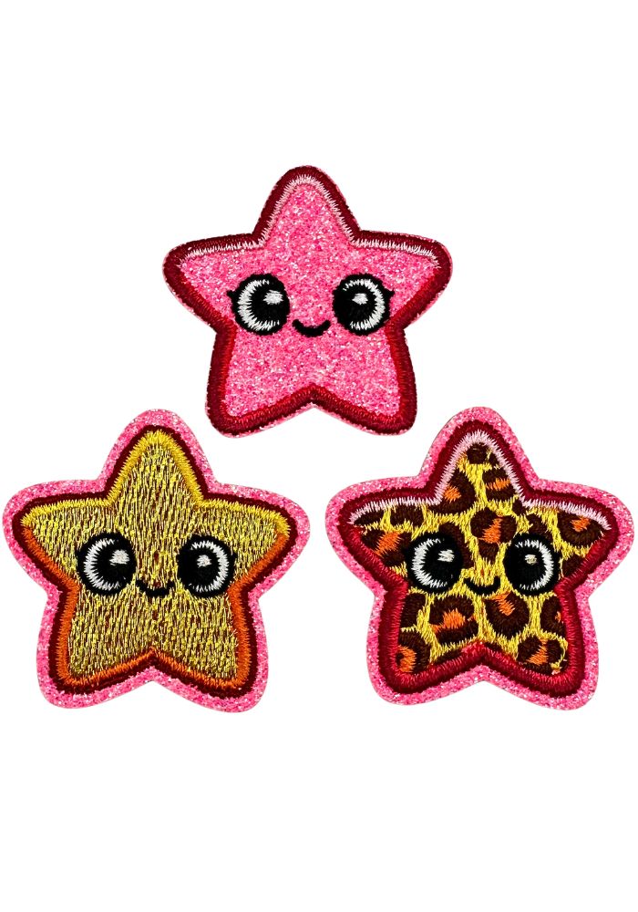 Sterretjes Set Roze - Carnavals Embleem - Festivales