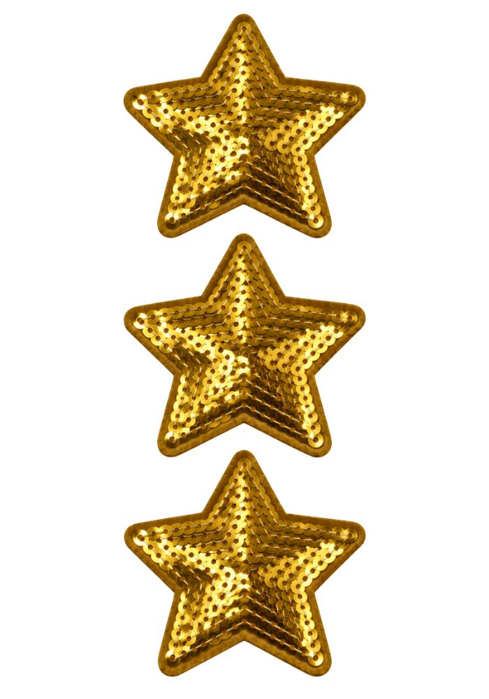 Sterren Pailletten Goud - Carnavals Embleem - Festivales