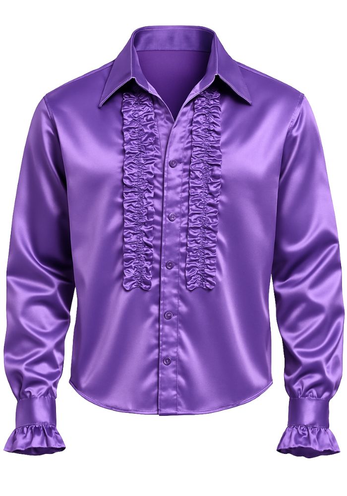 Party Shirt Paars M - Festivales