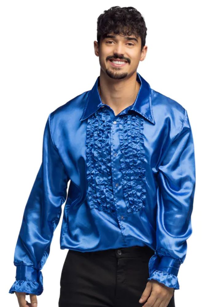 Carnavalsjas Herencolbert Pailletten Blauw - Bundel Luxe - Festivales