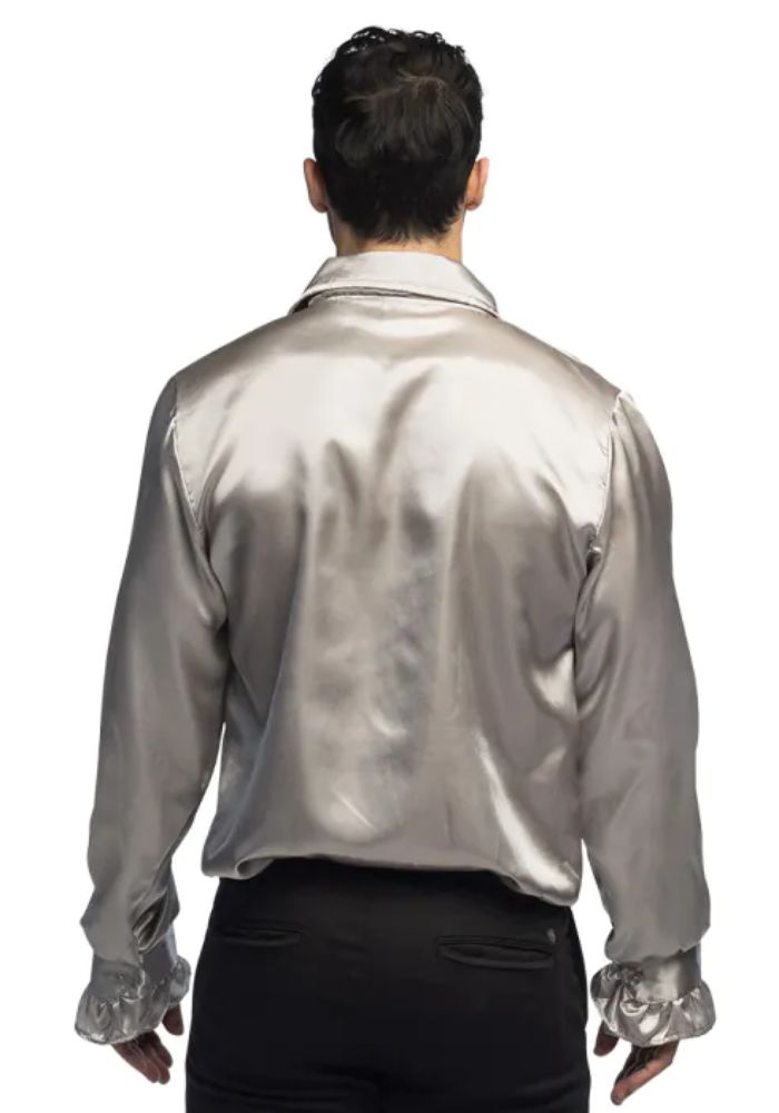 Party Overhemd Zilver - Festivales