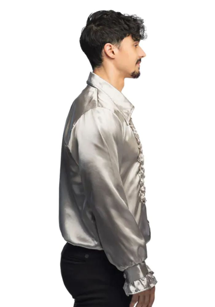 Party Overhemd Zilver - Festivales