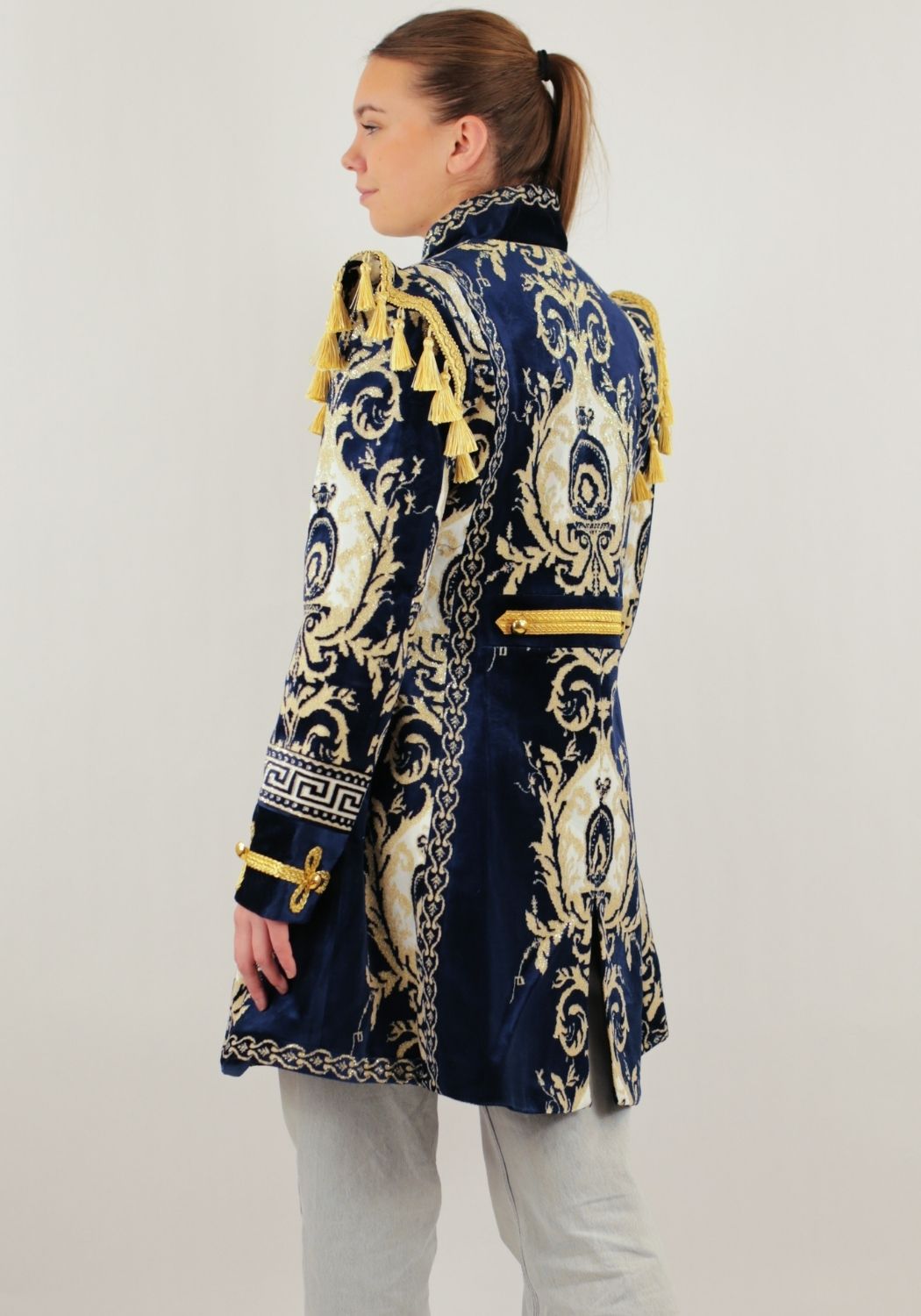 Carnavalsjas Dames Barok Blue - Festivales