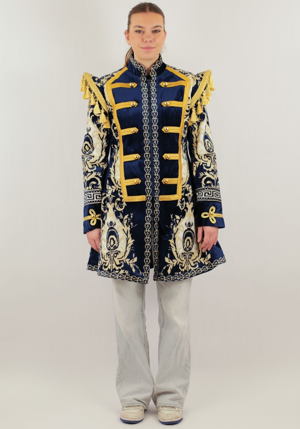 Carnavalsjas Dames Barok Blue - Festivales