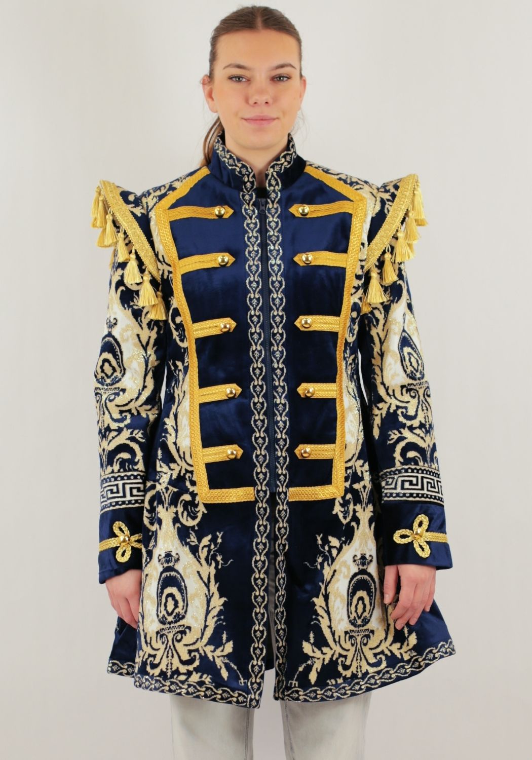 Carnavalsjas Dames Barok Blue - Festivales