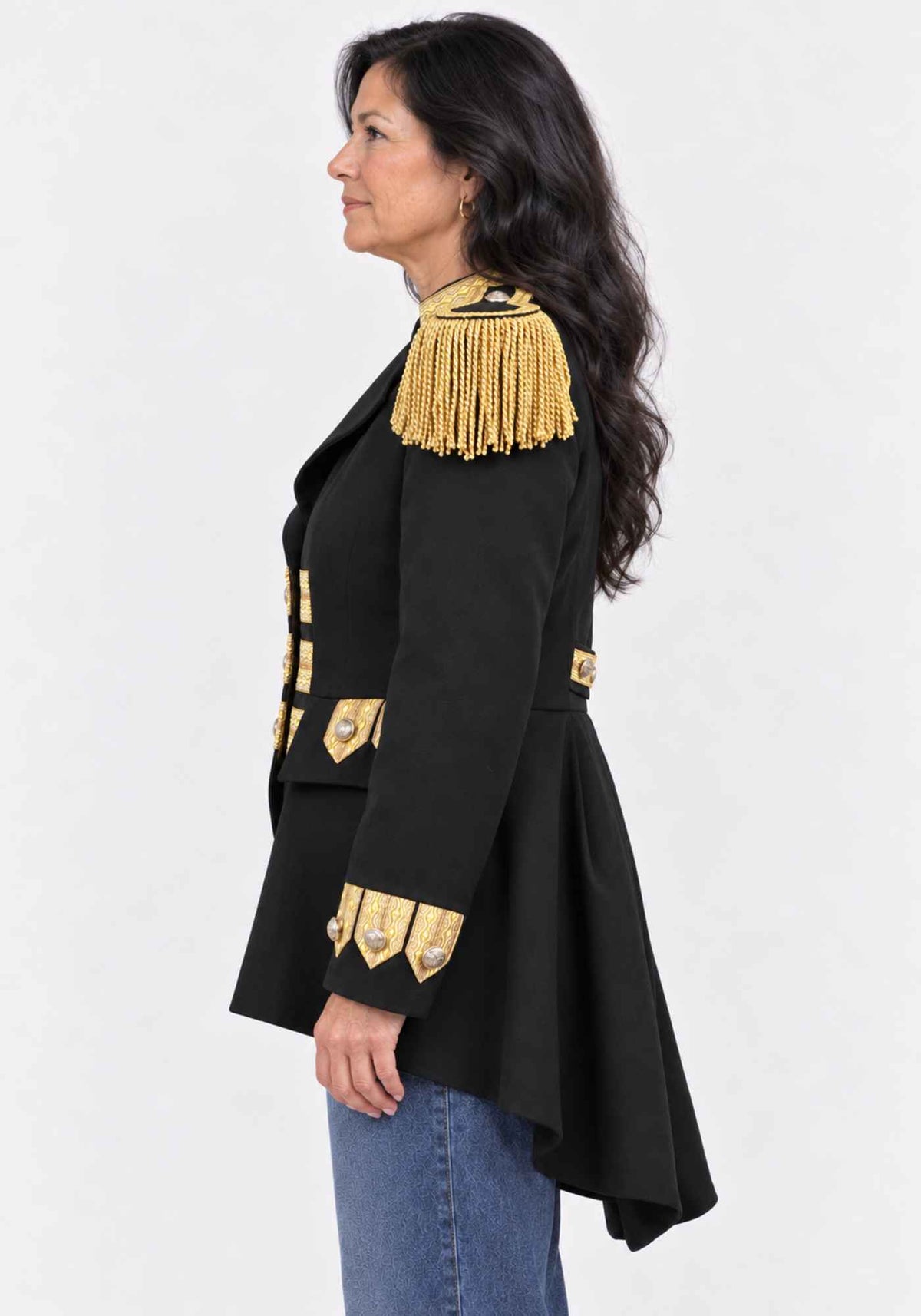 Vastelaovend Jas Dames Zwart Deluxe - Festivales